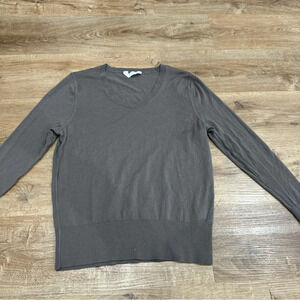 Everlane 100% Wool Scoop Crewneck‎ Sweater Brown Women's Medium